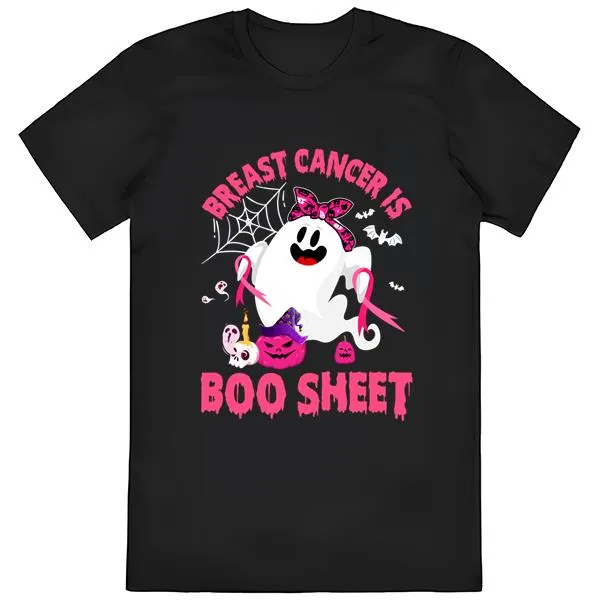 Breast Cancer Is Boo Sheet Ghost Halloween Breast Cancer T-Shirt