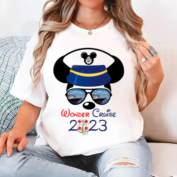 Disney Cruise T-Shirt, Mickey Wonder Cruise 2023 Shirt