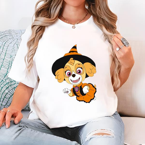 Paw Patrol Skye Chase Rubble Characters Halloween Shirt, Paw Patrol Halloween Shirt