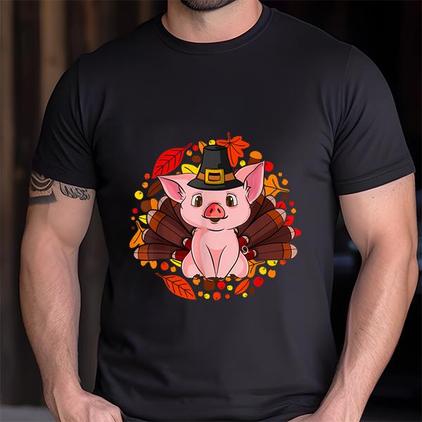 Peppa Pig Thanksgiving Shirt, Turkey Pig Piggy Thanksgiving Shirt