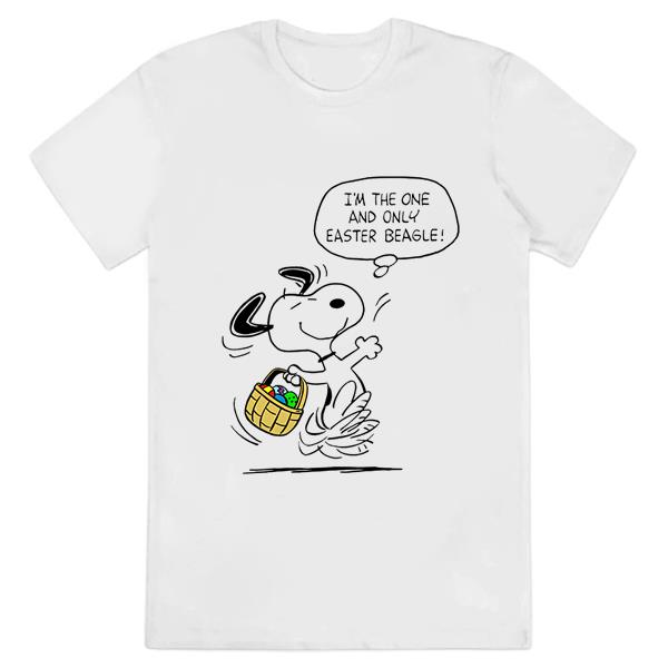 Snoopy  I Am The One And Only Beagle Happy Easter Shirt