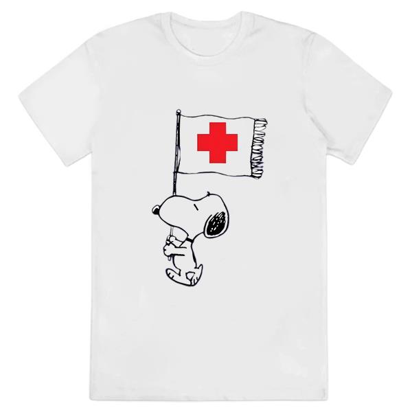 Snoopy Red Cross Shirt, Snoopy Blood Donation Shirt