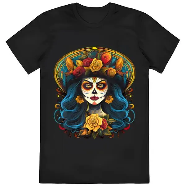 De Los Muertos La Catrina Day of the Dead T-Shirt