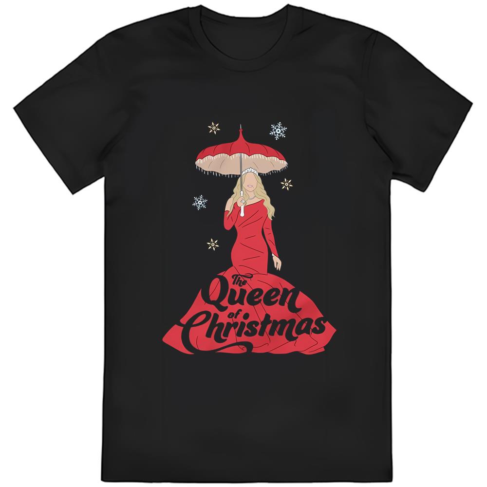 Mariah Carey Queen Of Christmas 2023 Umbrella Version Shirt