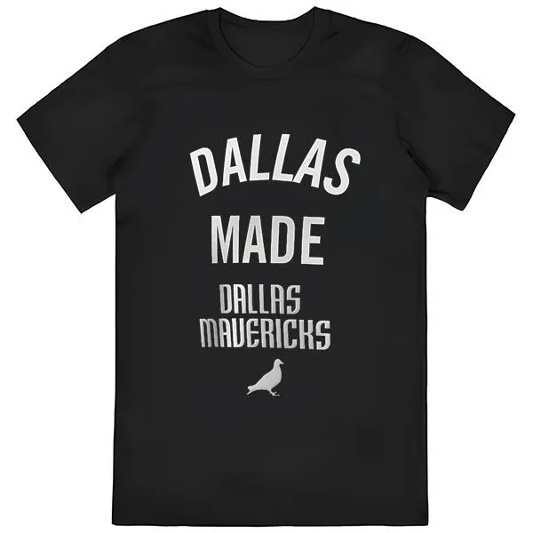 Men’s Black Nba X Dallas Mavericks Heavyweight Oversized T-shirt