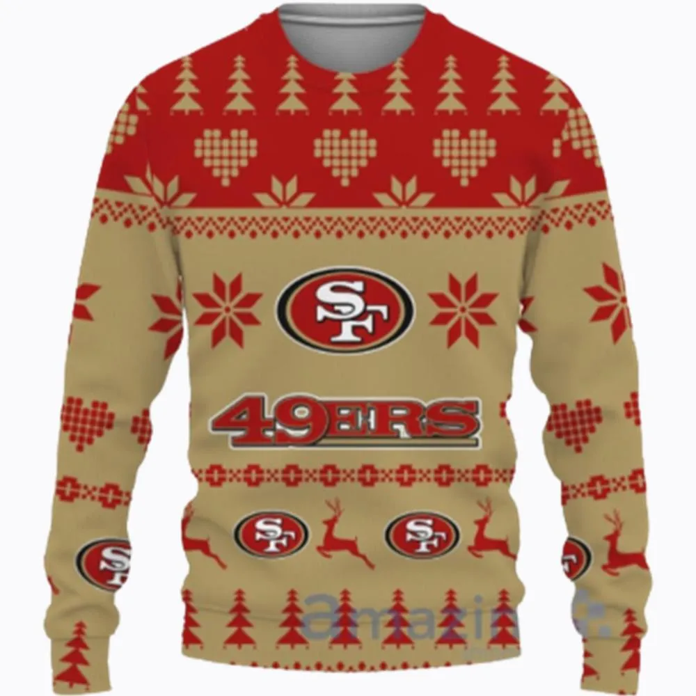 Merry Funny San Francisco 49ers Ugly Christmas Sweater