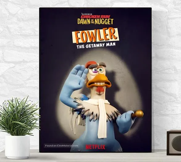 Netflix Chicken Run Dawn Of The Nugget 2023 Movie Poster