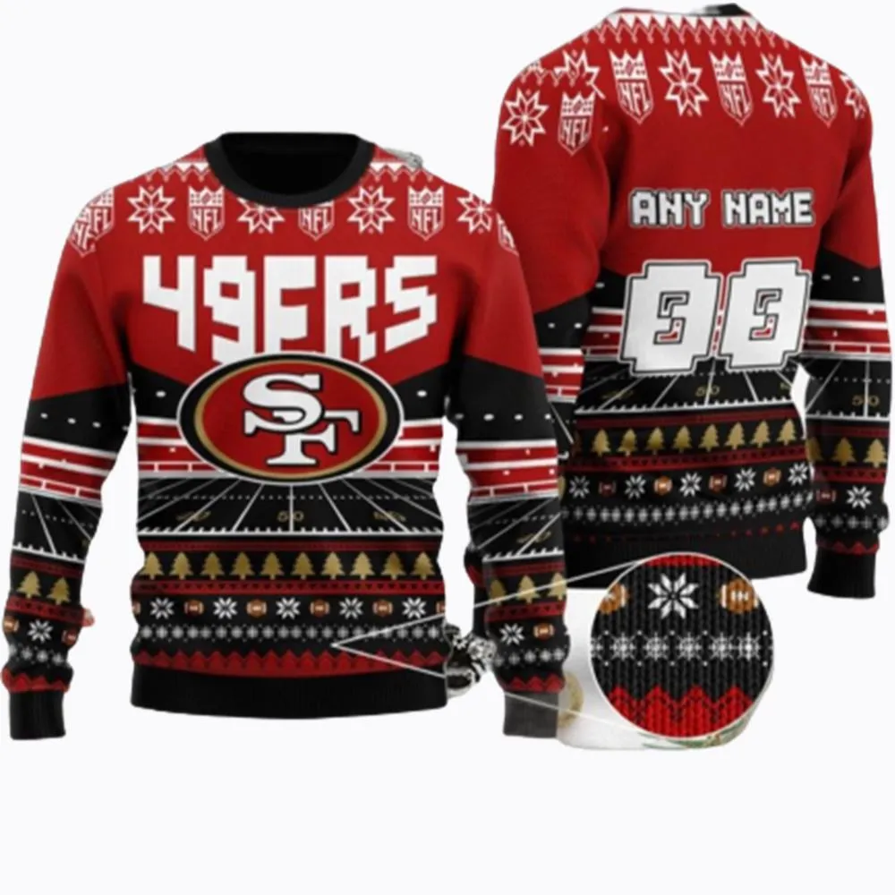 NFL San Francisco 49ers Custom Ugly Christmas Sweater