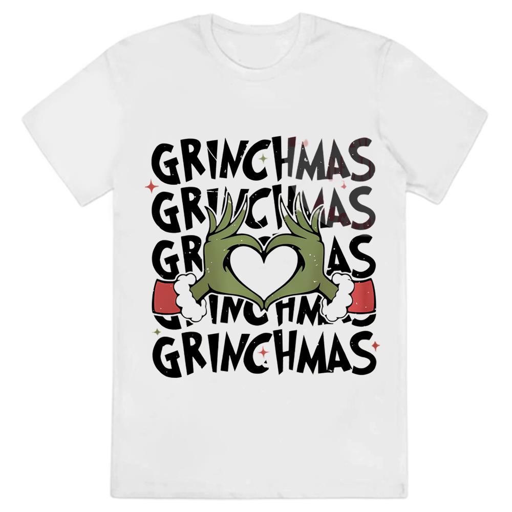 Retro Cute Grinchmas T-Shirt, Funny Grinchmas T-Shirt