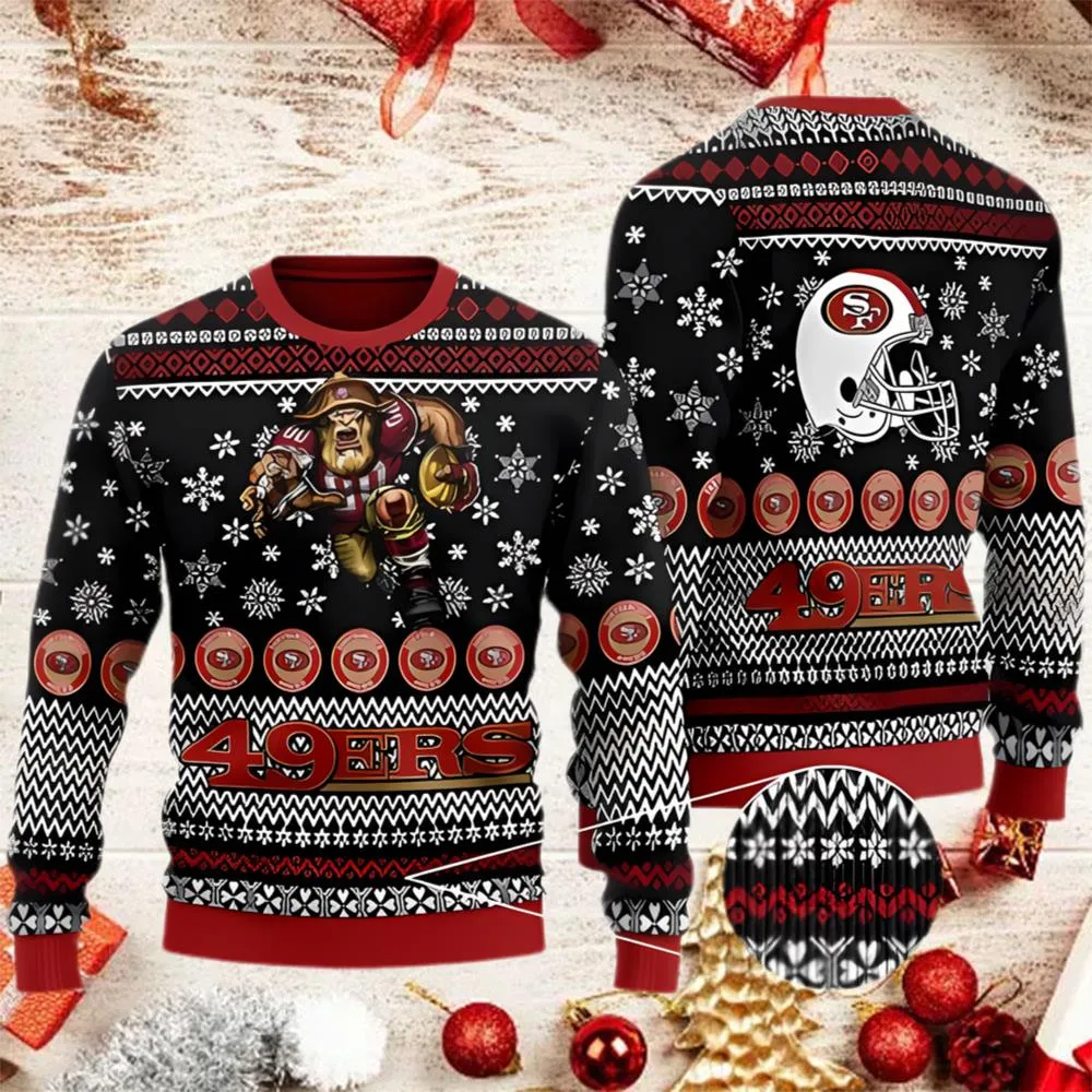 San Francisco 49ers 3D Xmas Gifts Ugly Christmas Sweater