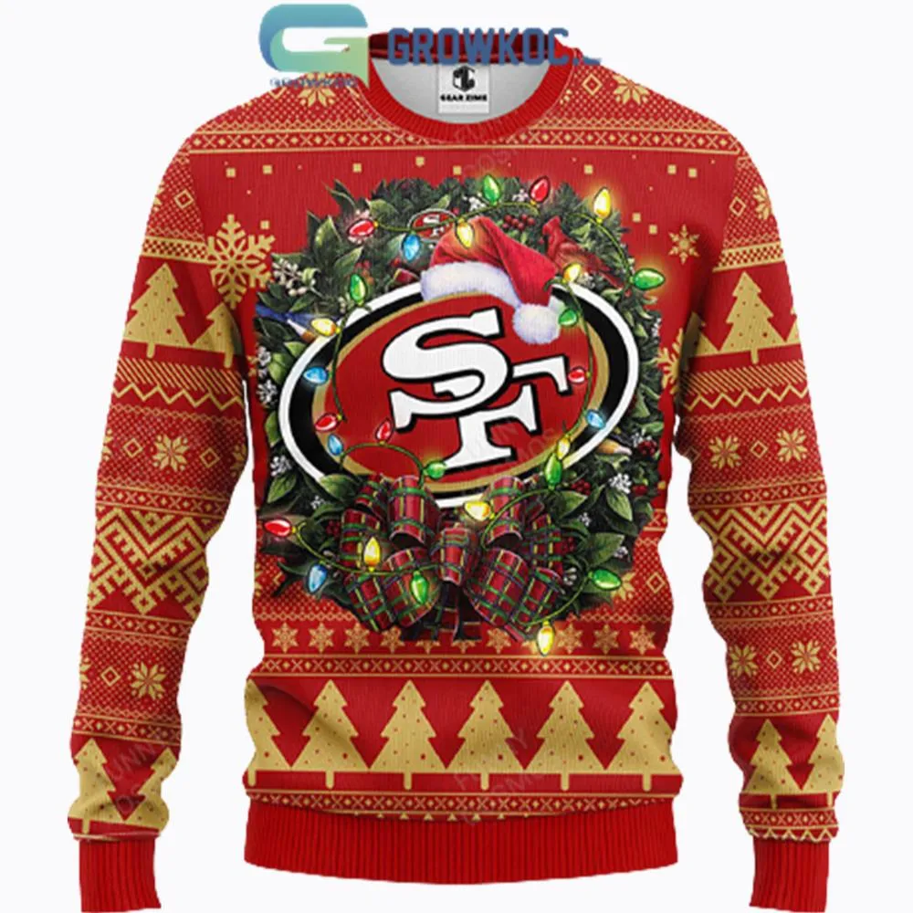 San Francisco 49ers Christmas Ugly Sweater Xmas Gifts -san francisco ers christmas ugly sweater xmas gifts ifhvx-Angelicshirt