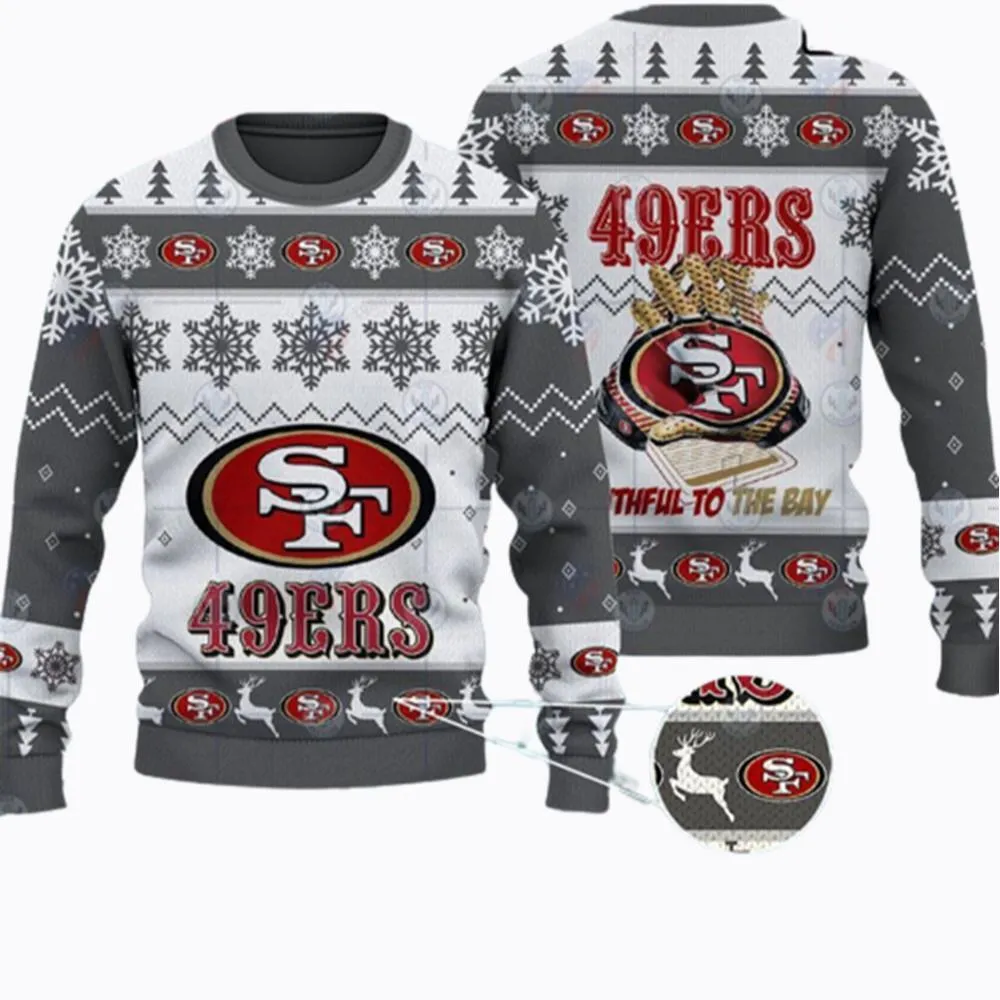 San Francisco 49ers Xmas Gifts Ugly Christmas Sweater -san francisco ers xmas gifts ugly christmas sweater e q-Angelicshirt