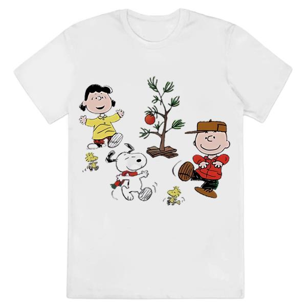 Snoopy, Charlie Brown, Woodstock and Lucy Van Pelt Christmas Shirt Hoodie Sweatshirt