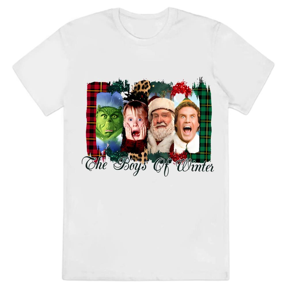 The Boys Of Winter Happy Merry Christmas Shirt