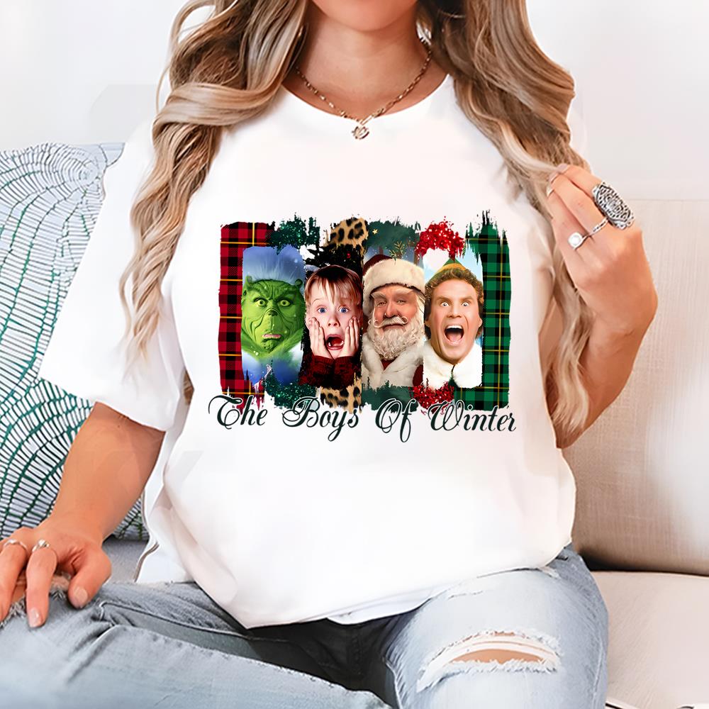 The Boys Of Winter Happy Merry Christmas Shirt