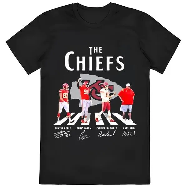 The Kansas City Chiefs The Legend Of Player Abbey Road Signatures T-shirt