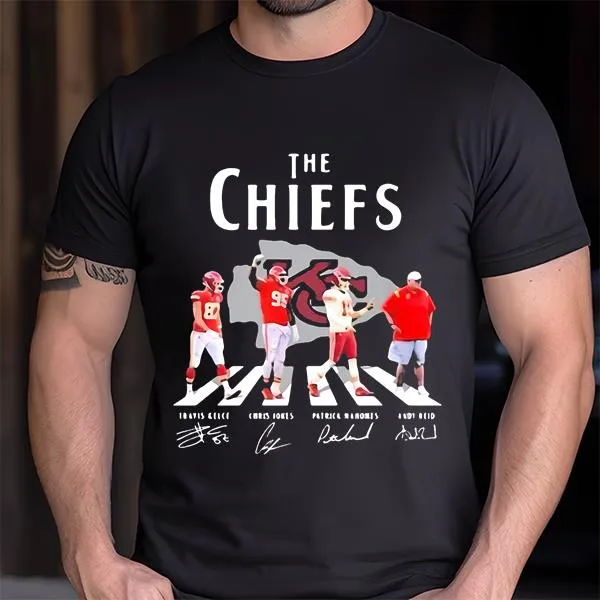 The Kansas City Chiefs The Legend Of Player Abbey Road Signatures T-shirt