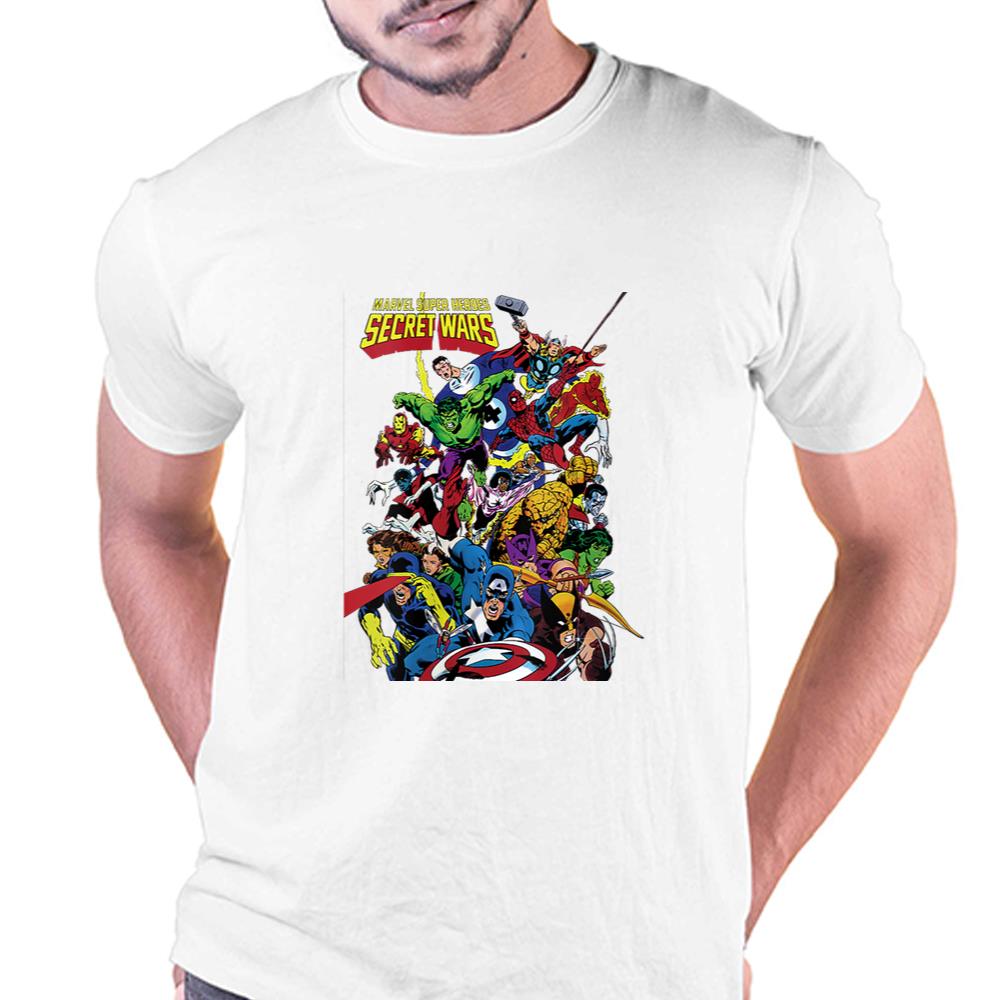 Marvel Exclusive Secret Wars Franchise Hero T- Shirt