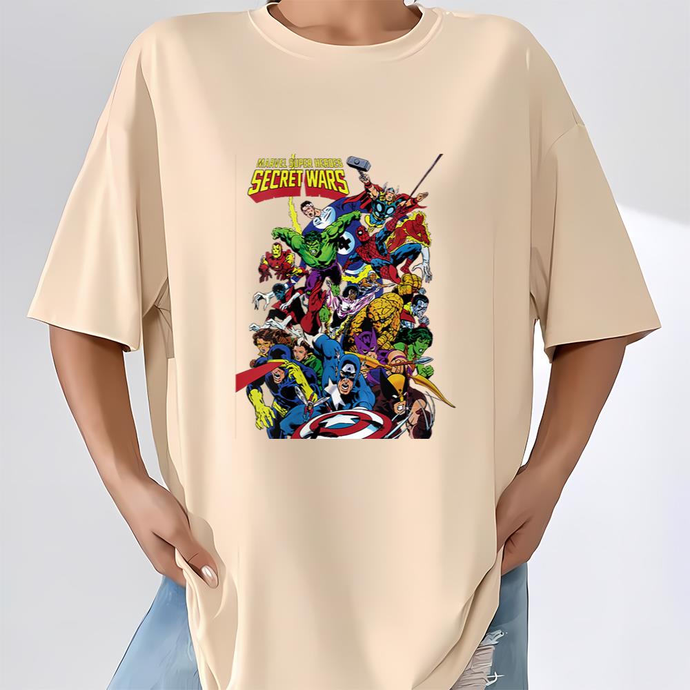 Marvel Exclusive Secret Wars Franchise Hero T- Shirt