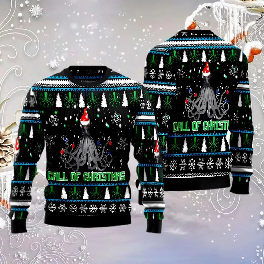 Call Of Christmas Ugly Christmas Sweater