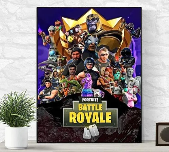 Fortnite Battle Royale Poster For Gamer