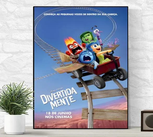 Inside Out Divertida Mente Movie Poster