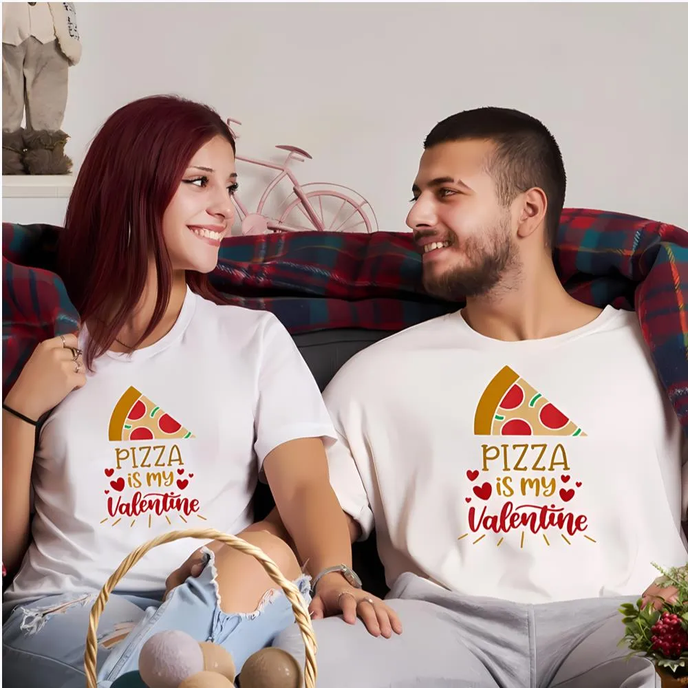 Pizza Is My Valentine Funny Valentines Day Kid Boy Girl Unisex Shirt