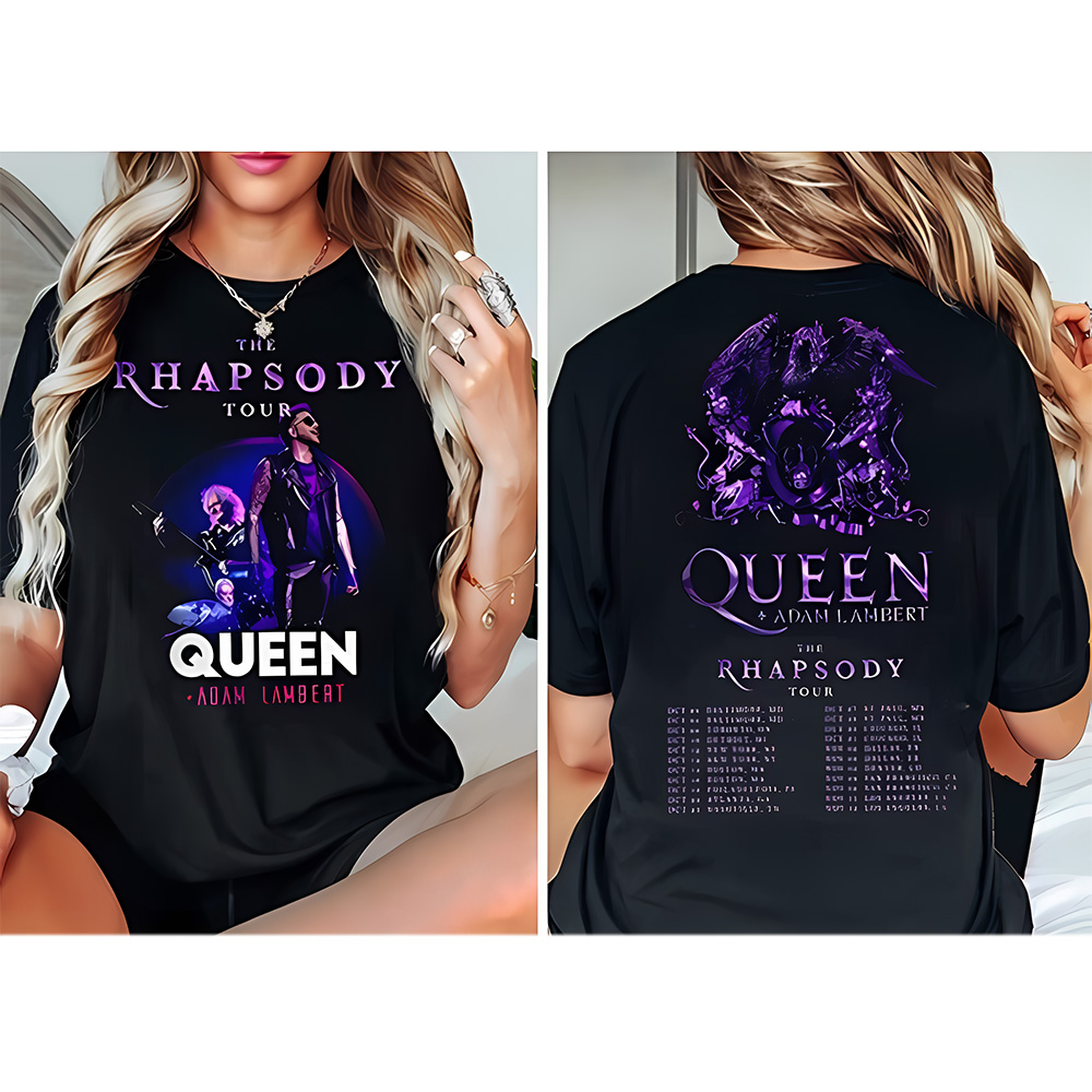 Queen Adam Lambert The Rhapsody Tour 2023 T-Shirt