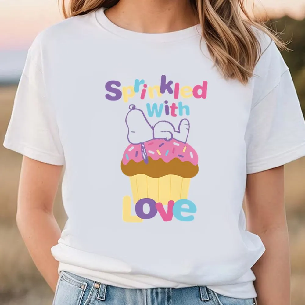 Snoopy Sprinkled With Love Valentine T-Shirt