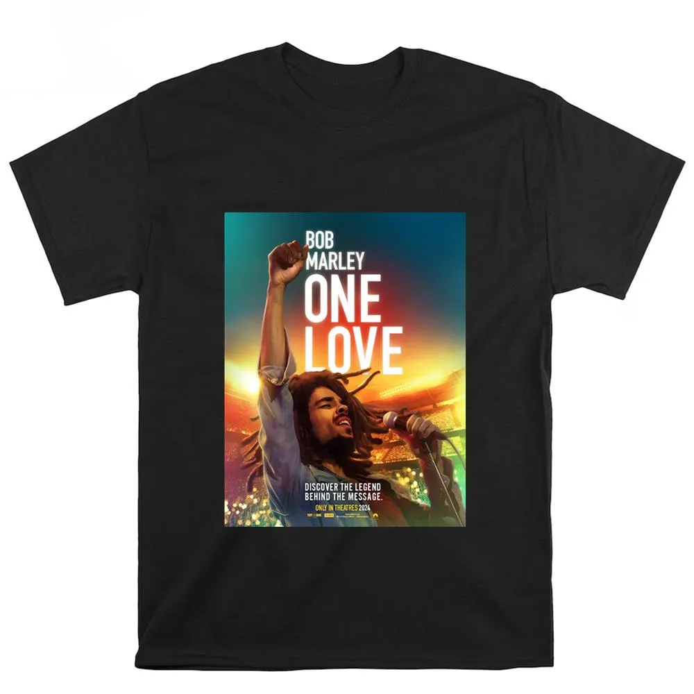 Bob Marley One Love 2024 Movie Shirt -bob marley one love movie shirt n lab-Angelicshirt