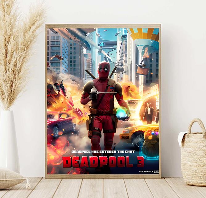 Deadpool 3 Movie Poster - Angelicshirt