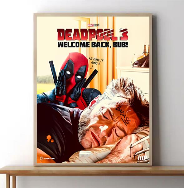 Deadpool 3 Movie For Gift Fans Poster Canvas in 2023