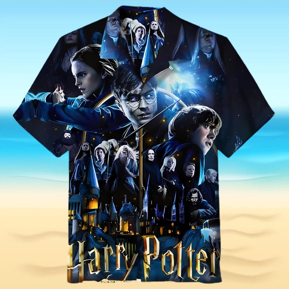 Harry Potter Hogwarts All Over Print 3D Hawaiian Shirt