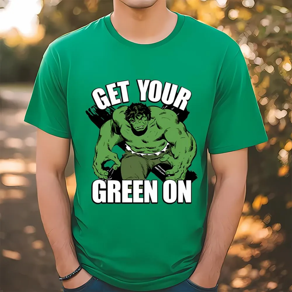 Marvel St. Patrick’s Day Hulk Green On T-Shirt