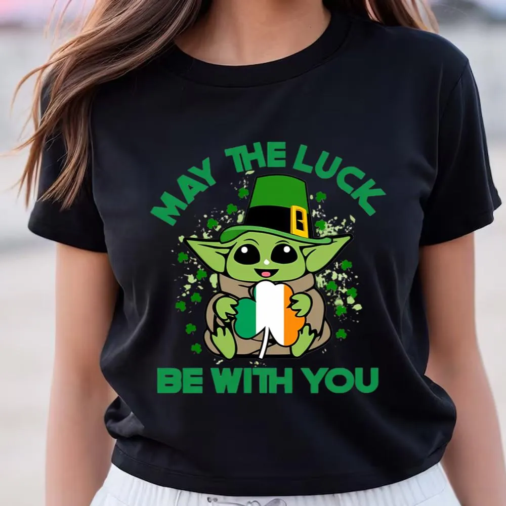 May The Luck Be With You St Patricks Day Shirt, St Patricks Yoda Shirt -may the luck be with you st patricks day shirt st patricks yoda shirt dlhbc-Angelicshirt
