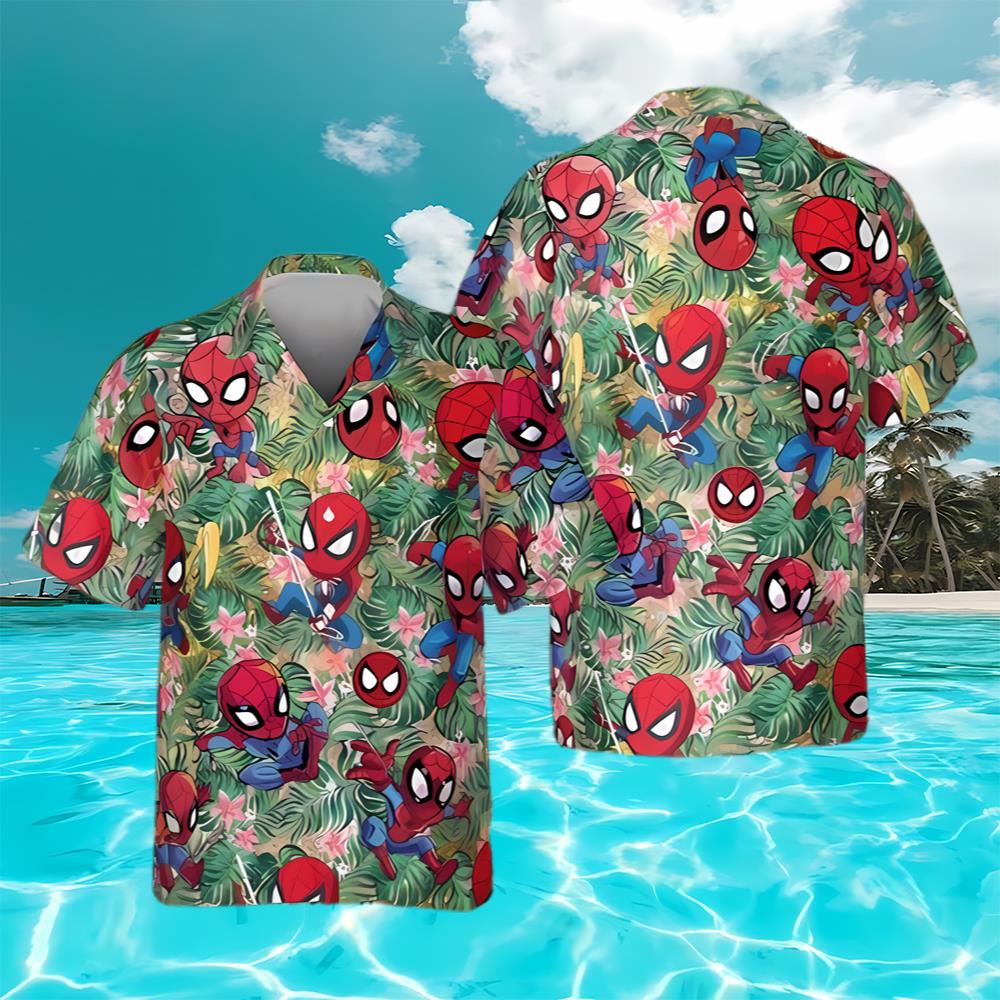 Spider Man Vacation Best Hawaiian Shirts