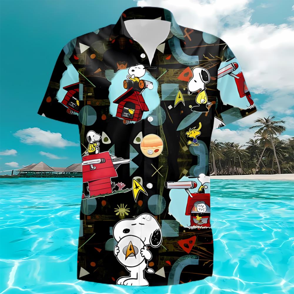 Star Trek Snoopy 3D Summer Hawaiian Shirt
