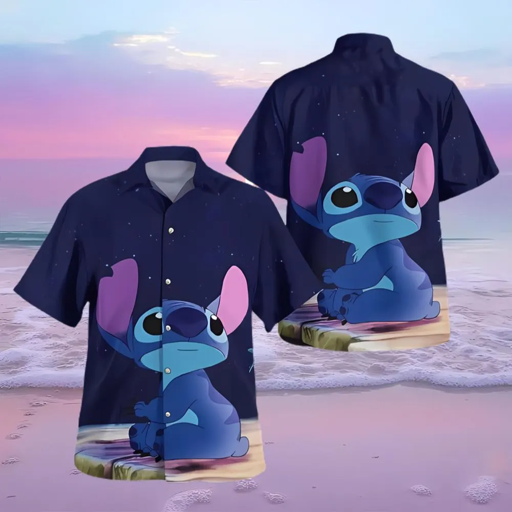 Stitch Hawaiian Shirt Gift For Disney Lovers Adults