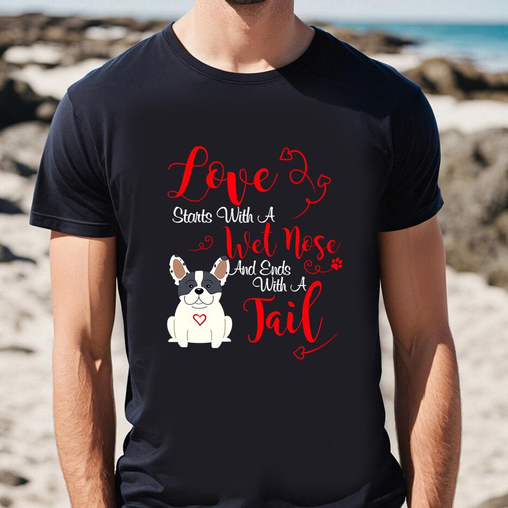 Valentines Day Love My Dog T-Shirt