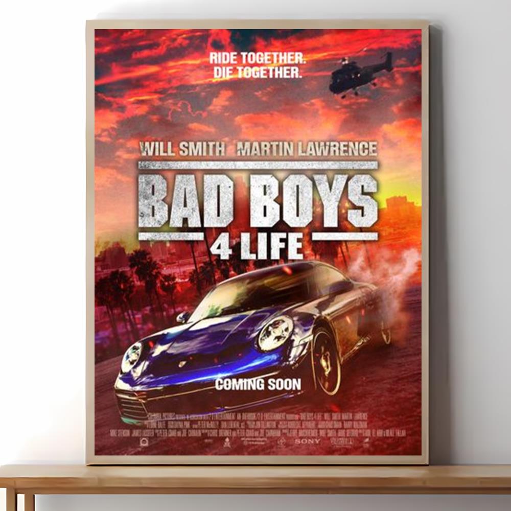 Bad Boys 4 Movie Poster Wall Art