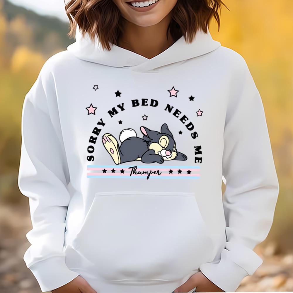 Bambi Thumper Sorry My Bed Needs Me Shirt