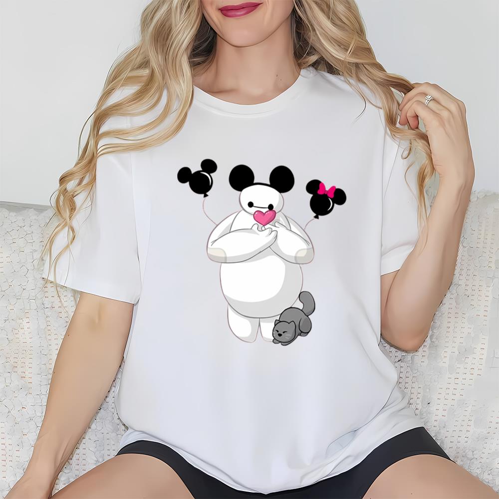 Baymax Mickey Ear Shirt, Disney Trip Shirt