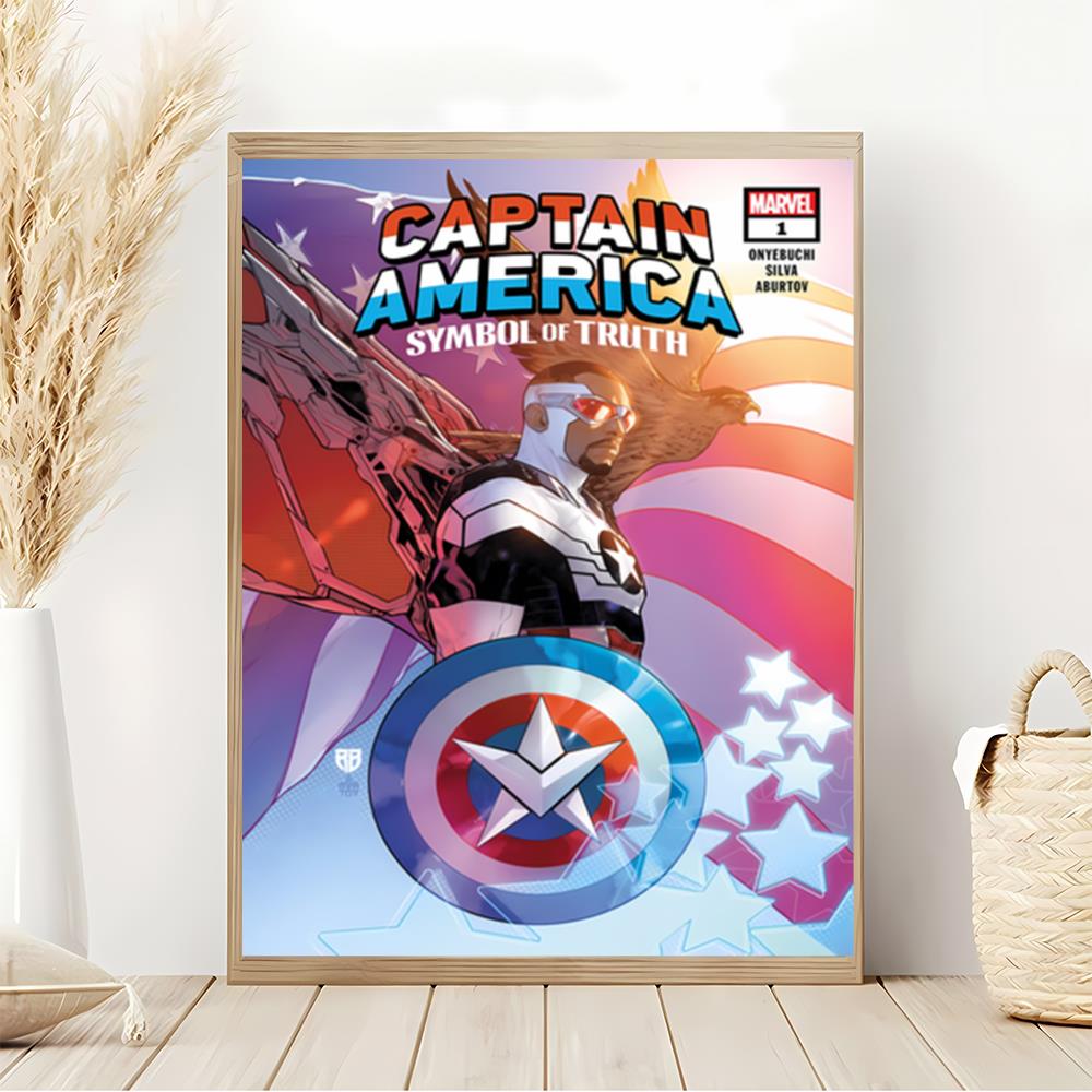 Captain America Brave New World 2024 Poster Print Wall
