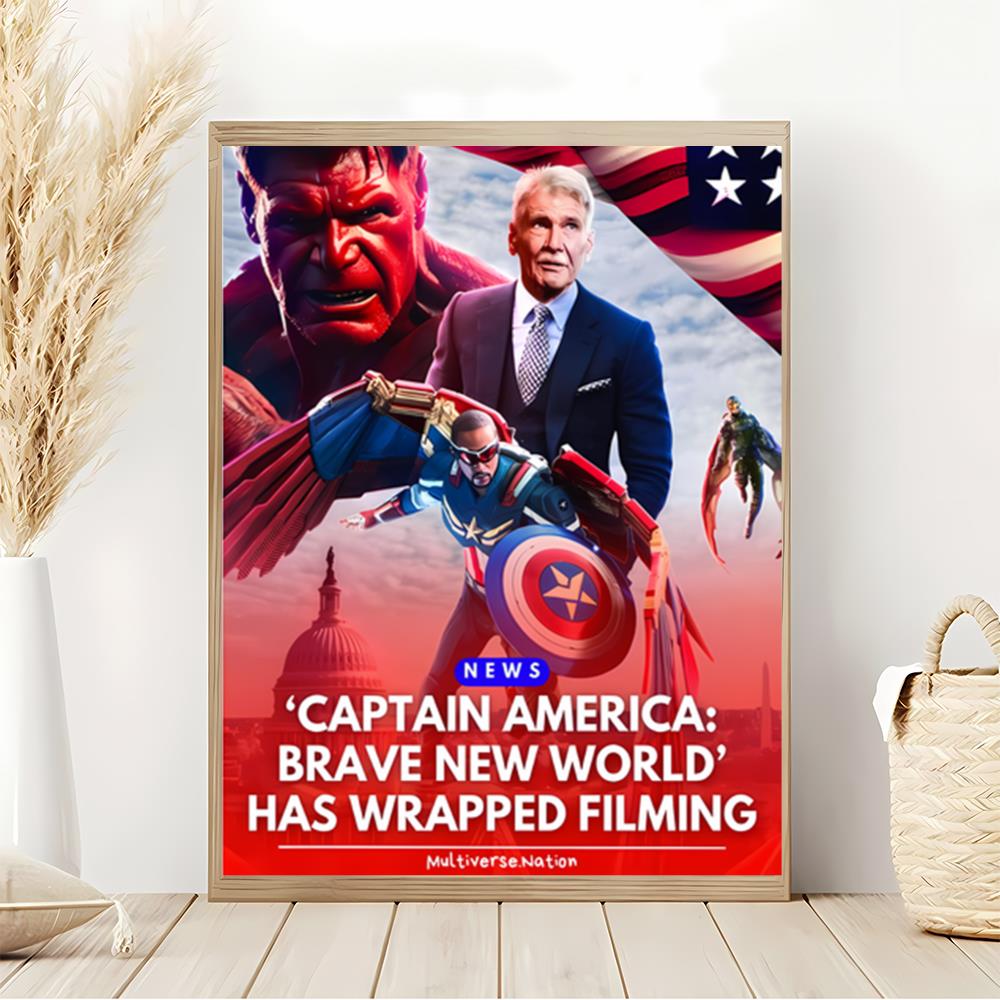 Captain America Brave New World Movie Poster For Fans