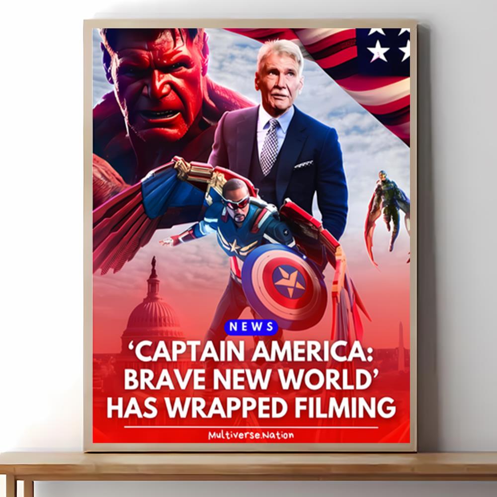 Captain America Brave New World Movie Poster For Fans