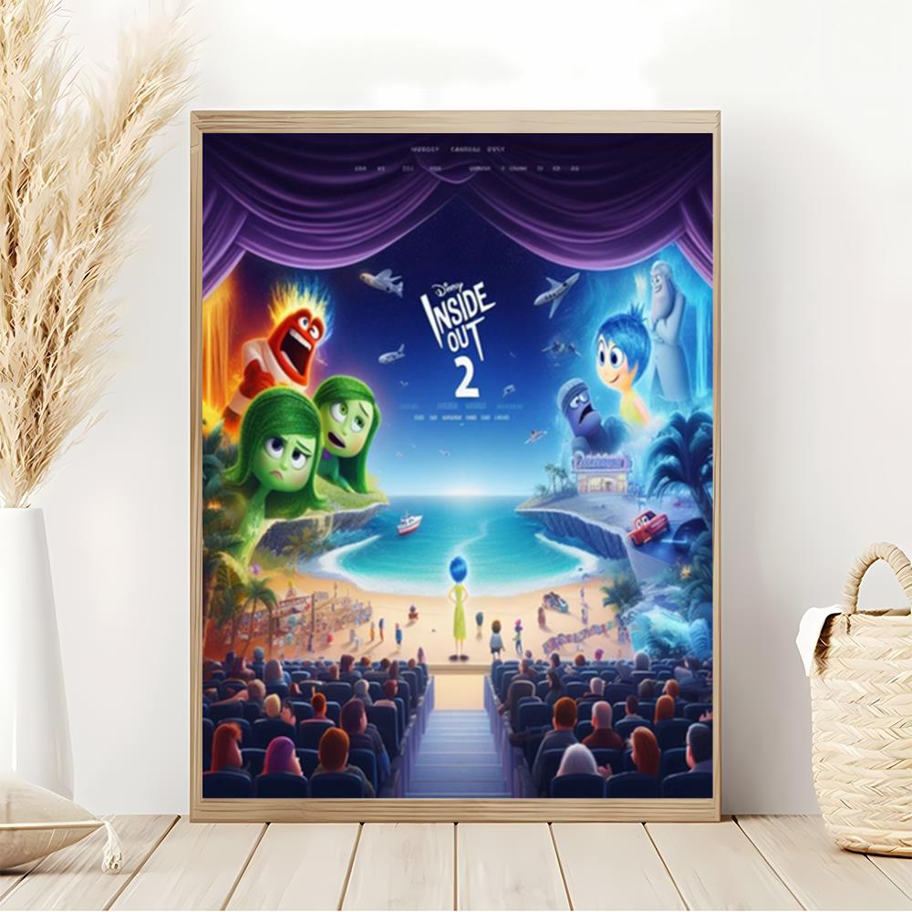 Coming Soon Inside Out 2 Movie Poster Canvas