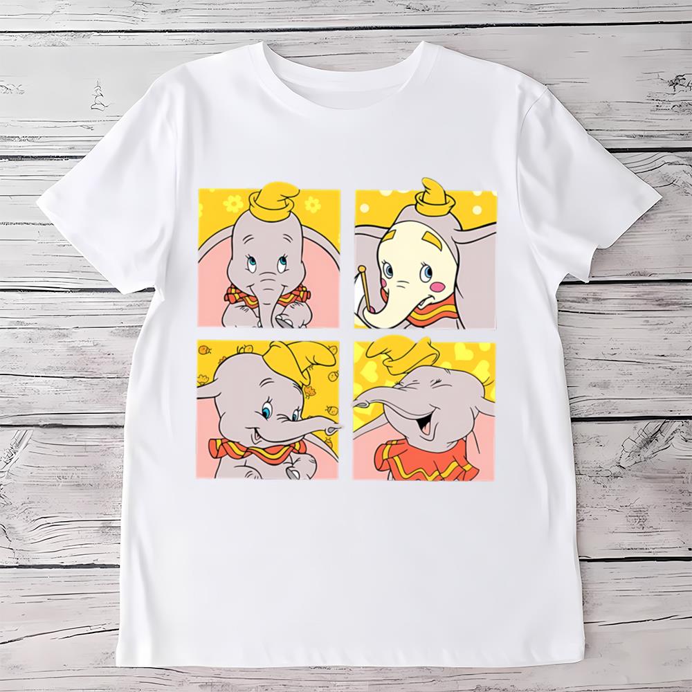 Cute Dumbo Portrait Shirt, Disney Dumbo Retro T-Shirt