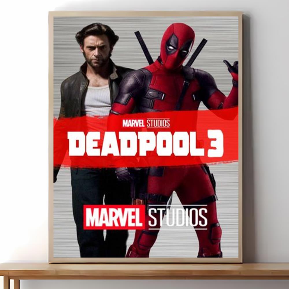 Deadpool 3 Poster Movie Art Print Wall