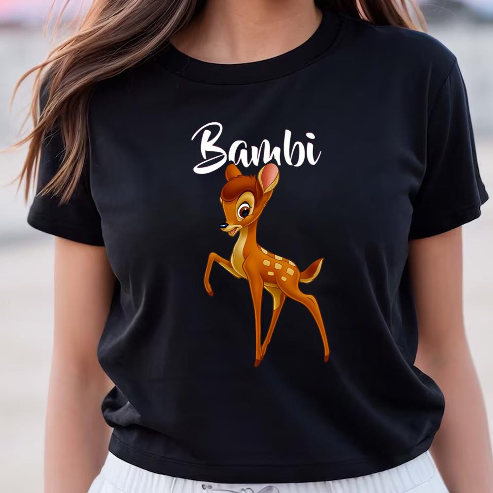Deer Cute Bambi Cartoon Disney T-Shirt