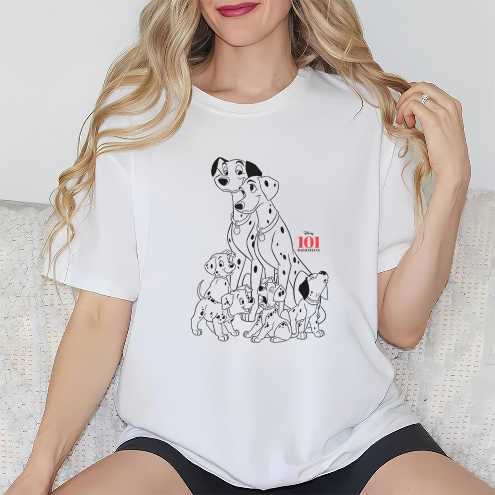 Disney 101 Dalmatians Family Group Shot T-Shirt